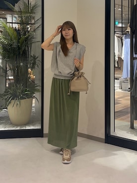 「Chez toi（シェトワ）のアイテム」を使った、0412manaさん（骨格ウェーブ・レディース・158cm）の夏コーディネート