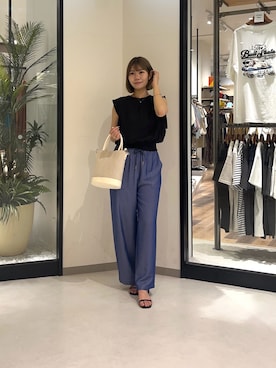 「Chez toi（シェトワ）のアイテム」を使った、0412manaさん（レディース・158cm）の夏コーディネート