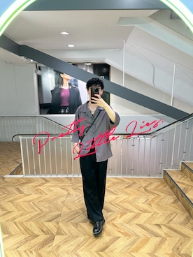 「アイテム（ドレスシューズ）」を使った、メリさん（メンズ・173cm・20代）の秋コーディネート