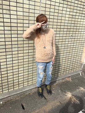 「Rodeo Crowns（ロデオクラウンズ）のアイテム（パンツ）」を使った、YASUさん（メンズ・175cm）の秋コーディネート