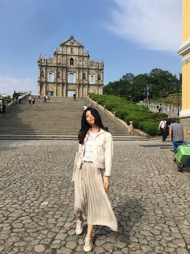 「ZALORA（-）のアイテム」を使った、Lio Izzieさん（レディース・158cm）の夏コーディネート