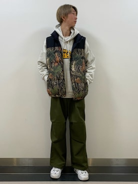 「GU（ジーユー）のアイテム」を使った、𝑺𝑯𝑶𝑻𝑨さん（メンズ・184cm）の夏コーディネート