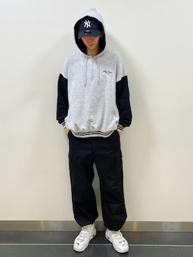 「GU（ジーユー）のアイテム」を使った、𝑺𝑯𝑶𝑻𝑨さん（メンズ・184cm）の夏コーディネート