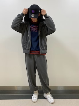 「GU（ジーユー）のアイテム」を使った、𝑺𝑯𝑶𝑻𝑨さん（メンズ・184cm）の夏コーディネート