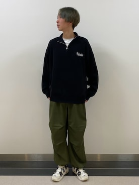 「GU（ジーユー）のアイテム」を使った、𝑺𝑯𝑶𝑻𝑨さん（メンズ・184cm）の夏コーディネート