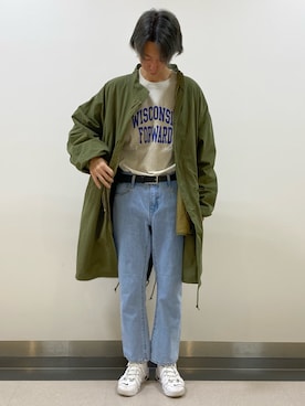 「GU（ジーユー）のアイテム」を使った、𝑺𝑯𝑶𝑻𝑨さん（メンズ・184cm）の夏コーディネート