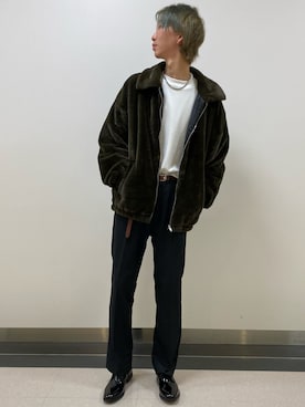 「GU（ジーユー）のアイテム」を使った、𝑺𝑯𝑶𝑻𝑨さん（メンズ・184cm）の夏コーディネート