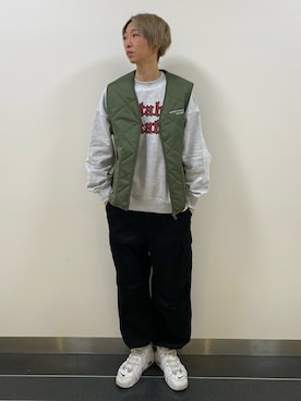 「GU（ジーユー）のアイテム」を使った、𝑺𝑯𝑶𝑻𝑨さん（メンズ・184cm）の夏コーディネート