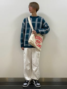「GU（ジーユー）のアイテム」を使った、𝑺𝑯𝑶𝑻𝑨さん（メンズ・184cm）の夏コーディネート