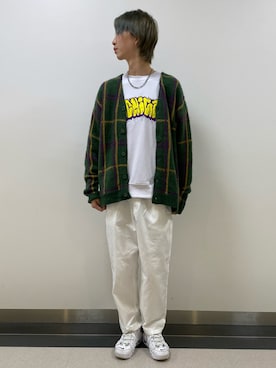 「GU（ジーユー）のアイテム」を使った、𝑺𝑯𝑶𝑻𝑨さん（メンズ・184cm）の夏コーディネート