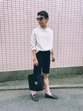 「NOLLEY’S（ノーリーズ）のアイテム」を使った、nozzyさん（メンズ・174cm）の秋コーディネート