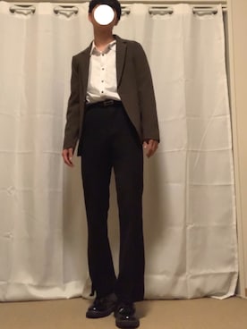 「アイテム（ナイロンジャケット、ブラウン系）」を使った、すけさん（メンズ・177cm）の秋コーディネート