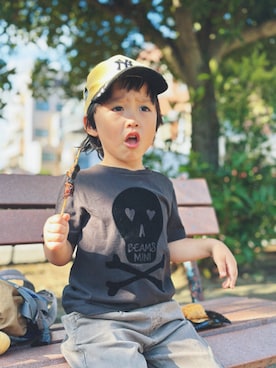 「BEAMS mini（ビームスミニ）のアイテム」を使った、deadcat0407さん（キッズ・110cm）の秋コーディネート