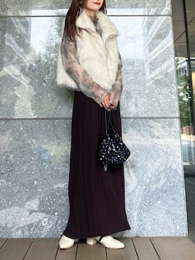「アイテム（パンプス）」を使った、Marielさん（レディース・149cm）の秋コーディネート