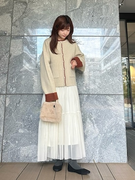 「アイテム（パンプス）」を使った、Marielさん（レディース・149cm）の秋コーディネート