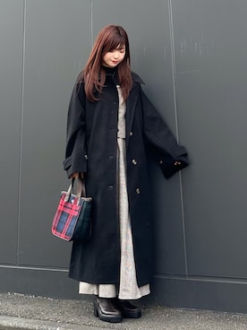 「アイテム（ワンピース/ドレス）」を使った、Marielさん（レディース・149cm）の秋コーディネート