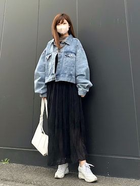 「CLEA（クレア）のアイテム（ワンピース/ドレス）」を使った、Marielさん（レディース・149cm）の春コーディネート