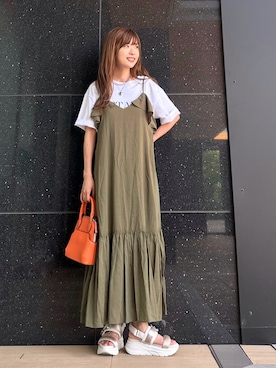 「COHINA（コヒナ）のアイテム」を使った、Marielさん（レディース・149cm）の夏コーディネート