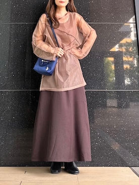 Marielさん（レディース・149cm）の秋コーディネート