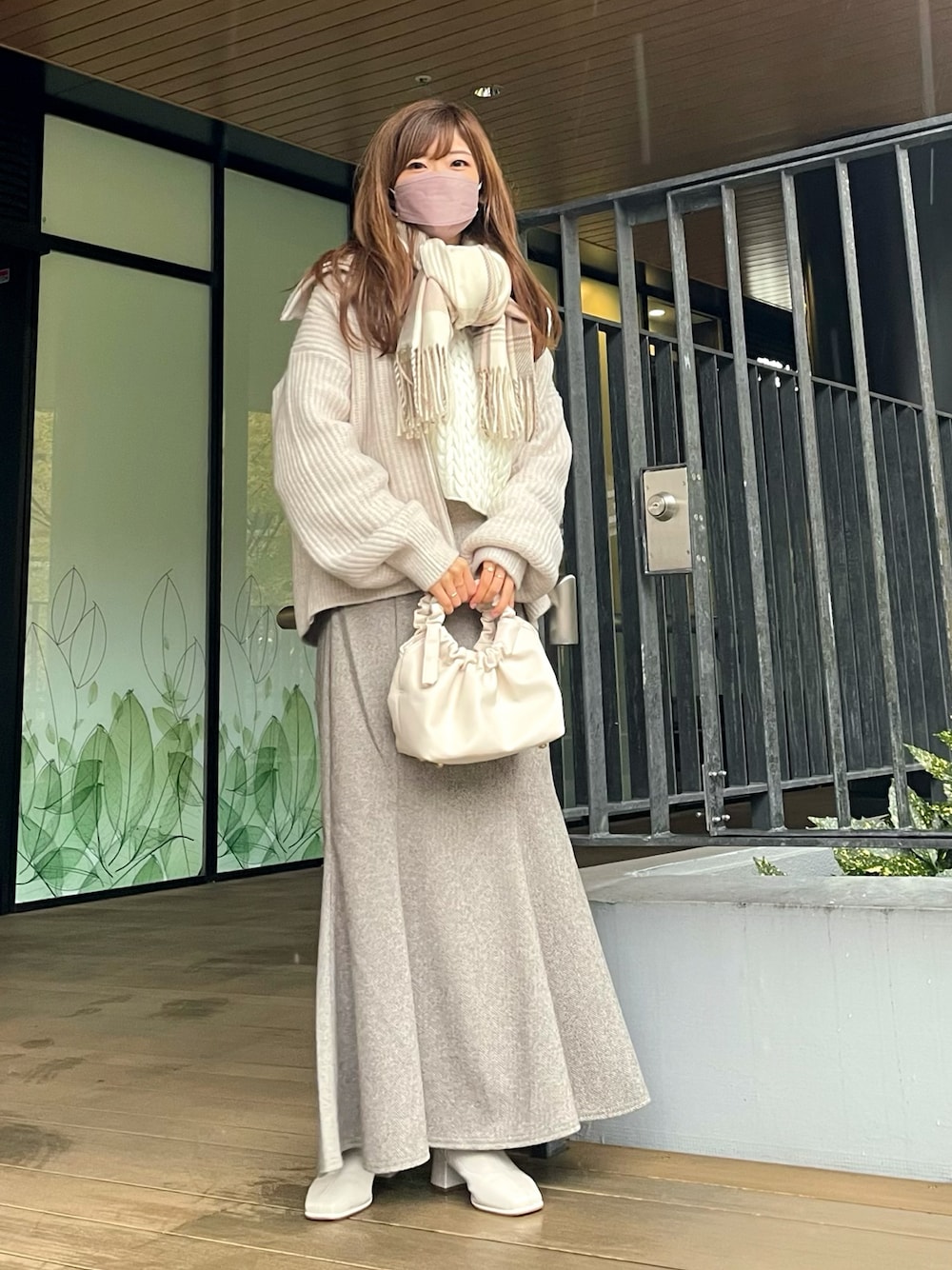 Mariel｜GUのマフラーを使ったコーディネート - WEAR 