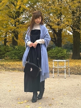 「apres jour mignon（アプレジュールミニョン）のアイテム（ワンピース/ドレス）」を使った、Marielさん（レディース・149cm）の秋コーディネート