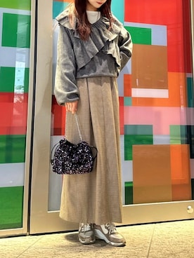 「アイテム（ワンピース/ドレス）」を使った、Marielさん（レディース・149cm）の秋コーディネート