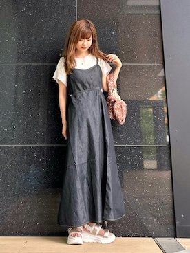 「mil（ミル）のアイテム」を使った、Marielさん（レディース・149cm）の夏コーディネート