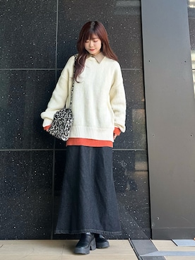 Marielさん（レディース・149cm）の冬コーディネート