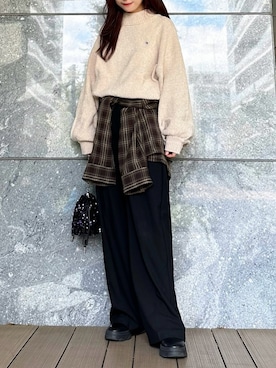 「PAGEBOY（ページボーイ）のアイテム」を使った、Marielさん（レディース・149cm）の秋コーディネート