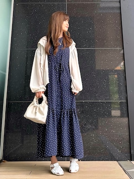 「apres jour（アプレジュール）のアイテム（アクセサリー）」を使った、Marielさん（レディース・149cm）の夏コーディネート