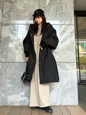 「アイテム（ワンピース/ドレス）」を使った、Marielさん（レディース・149cm）の秋コーディネート