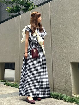 「アイテム（ワンピース、その他）」を使った、Marielさん（レディース・149cm）の夏コーディネート