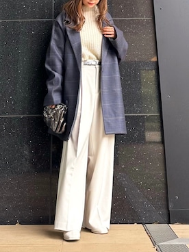 「LOWRYS FARM（ローリーズファーム）のアイテム（その他アウター）」を使った、Marielさん（レディース・149cm）の秋コーディネート