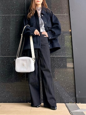 「USポロ」｜Marielさん（レディース・149cm）の秋コーディネート