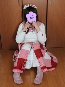 ピンクハウス　いちごモチーフ　ロングスカート　新品 PINK HOUSE ピンクハウス PINKHOUSE 籠盛り イチゴ プリント