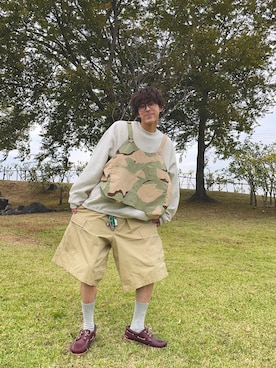 「PONY（ポニー）のアイテム」を使った、まさやさん（メンズ・174cm）の秋コーディネート