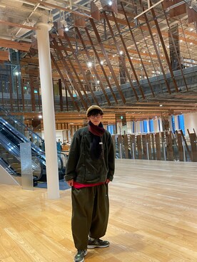 「kutir（クティール）のアイテム（その他アウター）」を使った、まさやさん（メンズ・174cm）の冬コーディネート