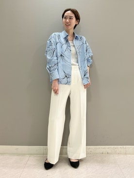 「インディヴィ」｜「アイテム（タンクトップ）」を使った、mitsukiさん（レディース・162cm）の春コーディネート