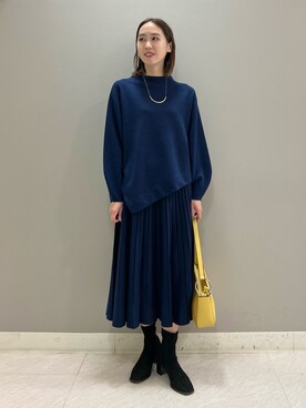 「アシンメトリー」｜「アイテム（その他）」を使った、mitsukiさん（レディース・161cm）の秋コーディネート