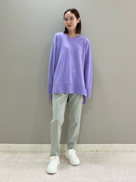 「Vネック」｜mitsukiさん（レディース・161cm）の秋コーディネート