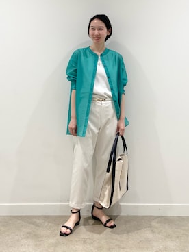 「インディヴィ」｜「アイテム（タンクトップ）」を使った、mitsukiさん（レディース・162cm）の夏コーディネート