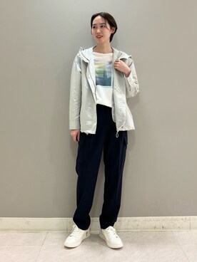 「春コート」｜「アイテム（ブルゾン）」を使った、mitsukiさん（レディース・162cm）の春コーディネート