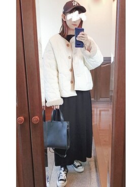 「cocaコーデ」｜「アイテム（ジャケット/アウター）」を使った、nonnnn131さん（レディース・160cm）の冬コーディネート