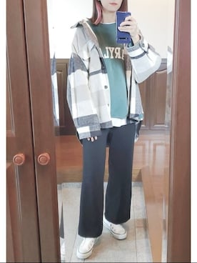 「coca（coca）（コカ）のアイテム（その他アウター）」を使った、nonnnn131さん（レディース・160cm）の冬コーディネート