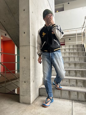 「Johnbull（ジョンブル）のアイテム」を使った、mookoliさん（メンズ・172cm）の春コーディネート