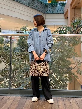 森まどかさん(レディース・153cm)の冬コーディネート