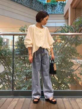 森まどかさん（レディース・153cm）の夏コーディネート