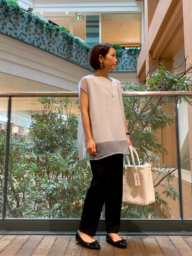 森まどかさん（レディース・153cm）の夏コーディネート