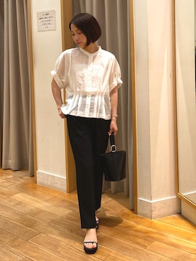 森まどかさん（レディース・153cm）の夏コーディネート