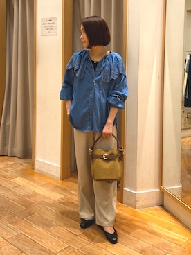 森まどかさん（レディース・153cm）の夏コーディネート